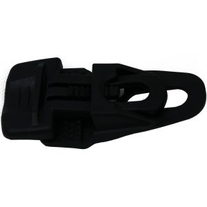 Plastica Slidelock Clip in Black pack 10