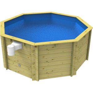Plastica 10ft Wooden Fun Pool 4ft deep Package