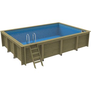 Plastica Nazca 6m x 4m Wooden Pool Package