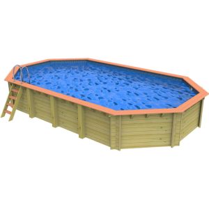 Plastica Westminster Wooden Pool Package with Argonaut/Endurance Filtration & SwimMaster Counter Current
